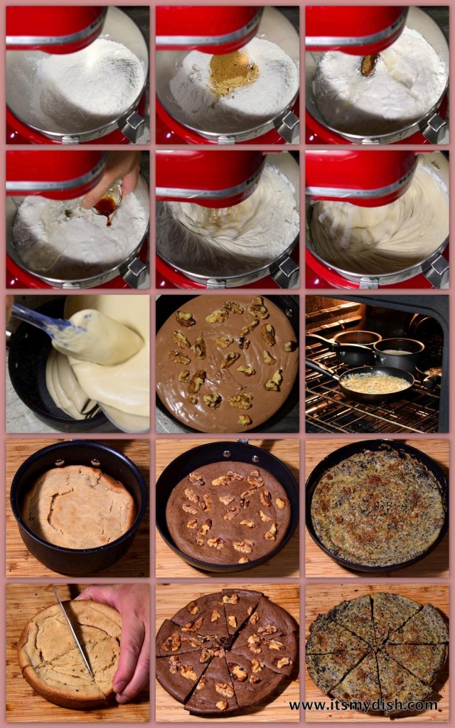 baked rice cake - process